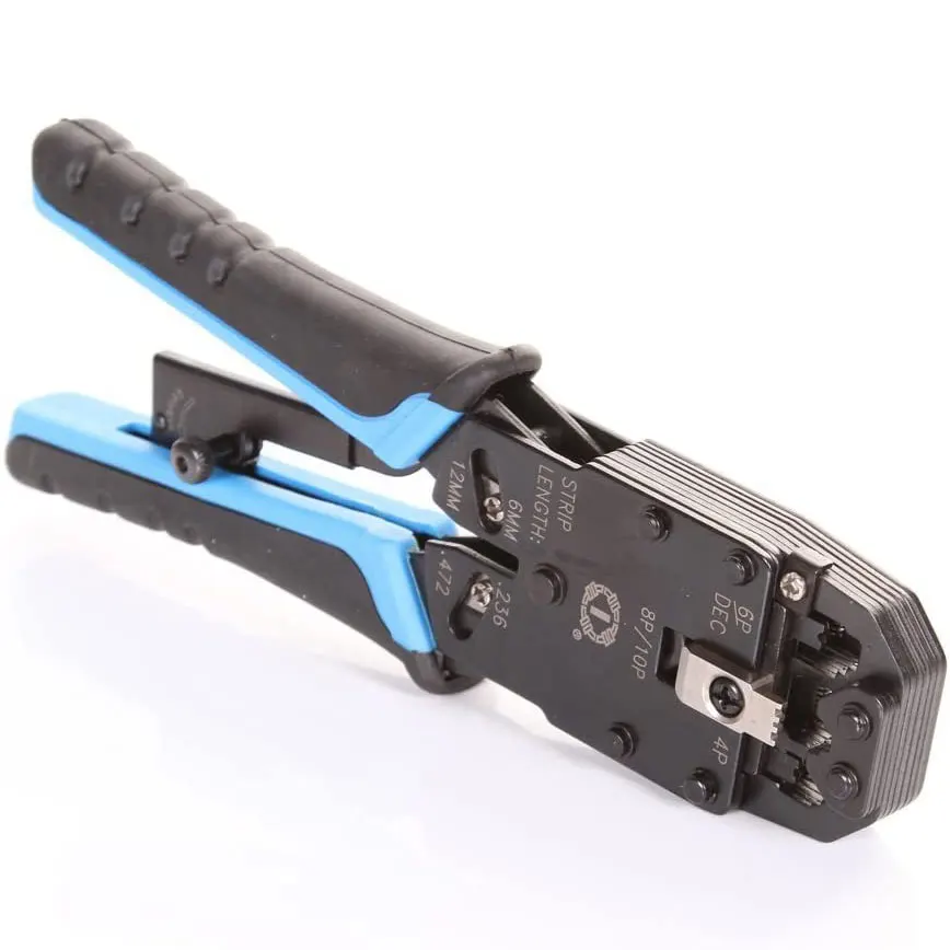 Фото Обжимные Щипцы для сетевых проводов ZoeRax RJ11 / RJ12 / RJ45 / RJ50 8P 10P 6P 4C №2