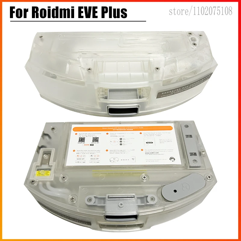 

For ROIDMI EVE Plus Robot Vacuum Cleaner Spare Parts Electric Control Dust Box Water Tank Accessories (with Filter Element)