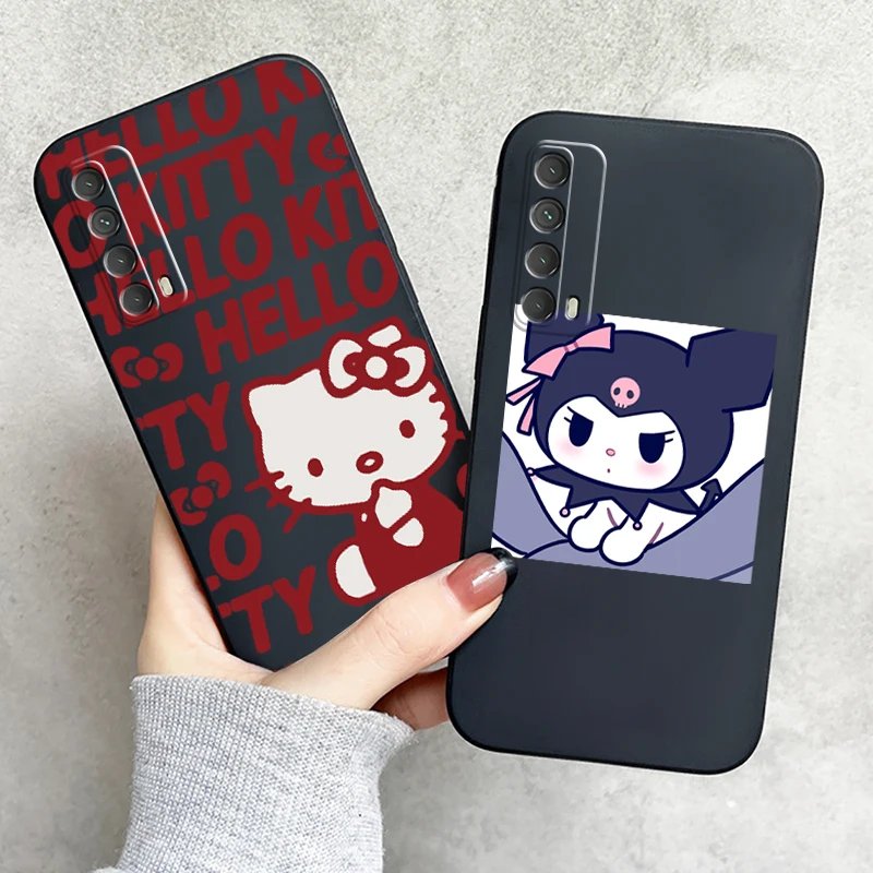 

Hello Kitty Kuromi Phone Case For Huawei P Smart Z 2019 2021 P20 P20 Lite Pro P30 Lite Pro P40 P40 Lite 5G Funda Silicone Cover