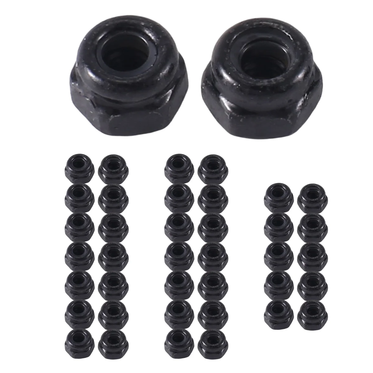 

40Pcs Metal M2.5 Screw Nut for Traxxas TRX4M 1/18 RC Crawler Car Upgrade Parts,1