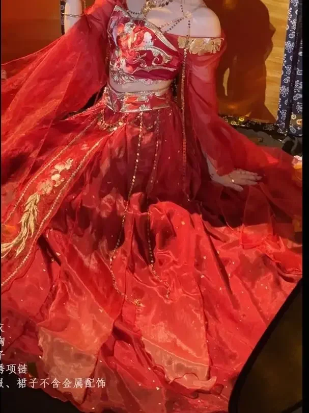 Feitian Hanfu одежда для фотосъемки в экзотическом стиле фотографии путешествий