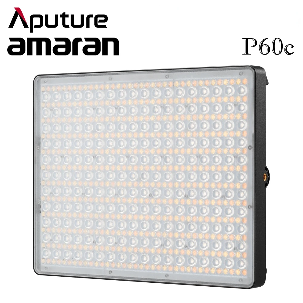 

Aputure Amaran P60c LED Photography Light RGB Full-Color 2500K-7500K Professional Tiktok Short Video Outside Shooting Panel Lamp