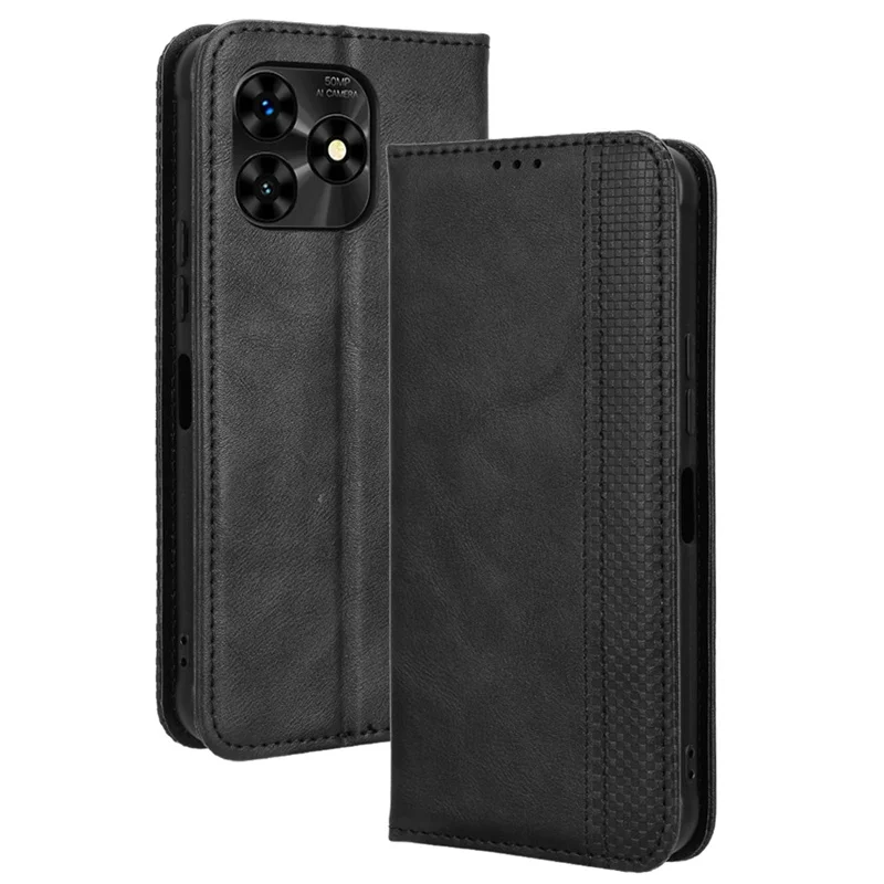 Для Umidigi G5 Mecha 2023 чехол Магнитная Подключаемая карта из искусственной кожи