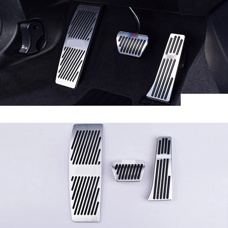 

car accelerator pedal brake cover trims for bmw 4 series F33 F36 F32 F82 F83 M4 2013 2014 2015 2016 2017 2018 2019 2020 styling