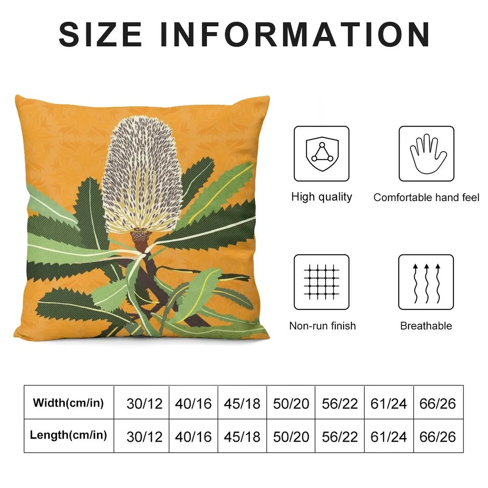 Банксия Цветок Родной Австралийский Декоративная Подушка Наволочка