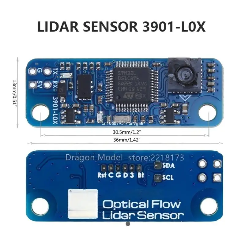 Плата модуля датчика потока MATEK 3901-L0X для контроллера полета дронов