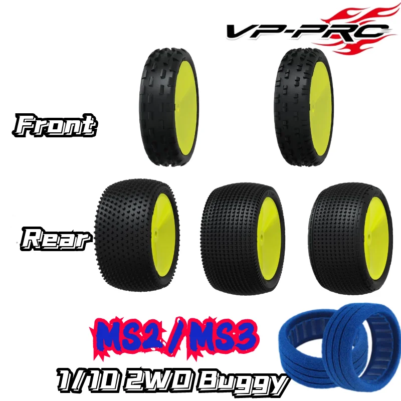 Super Price VP PRO RC 1/10 2WD Buggy Tire Front Rear Soft Ev