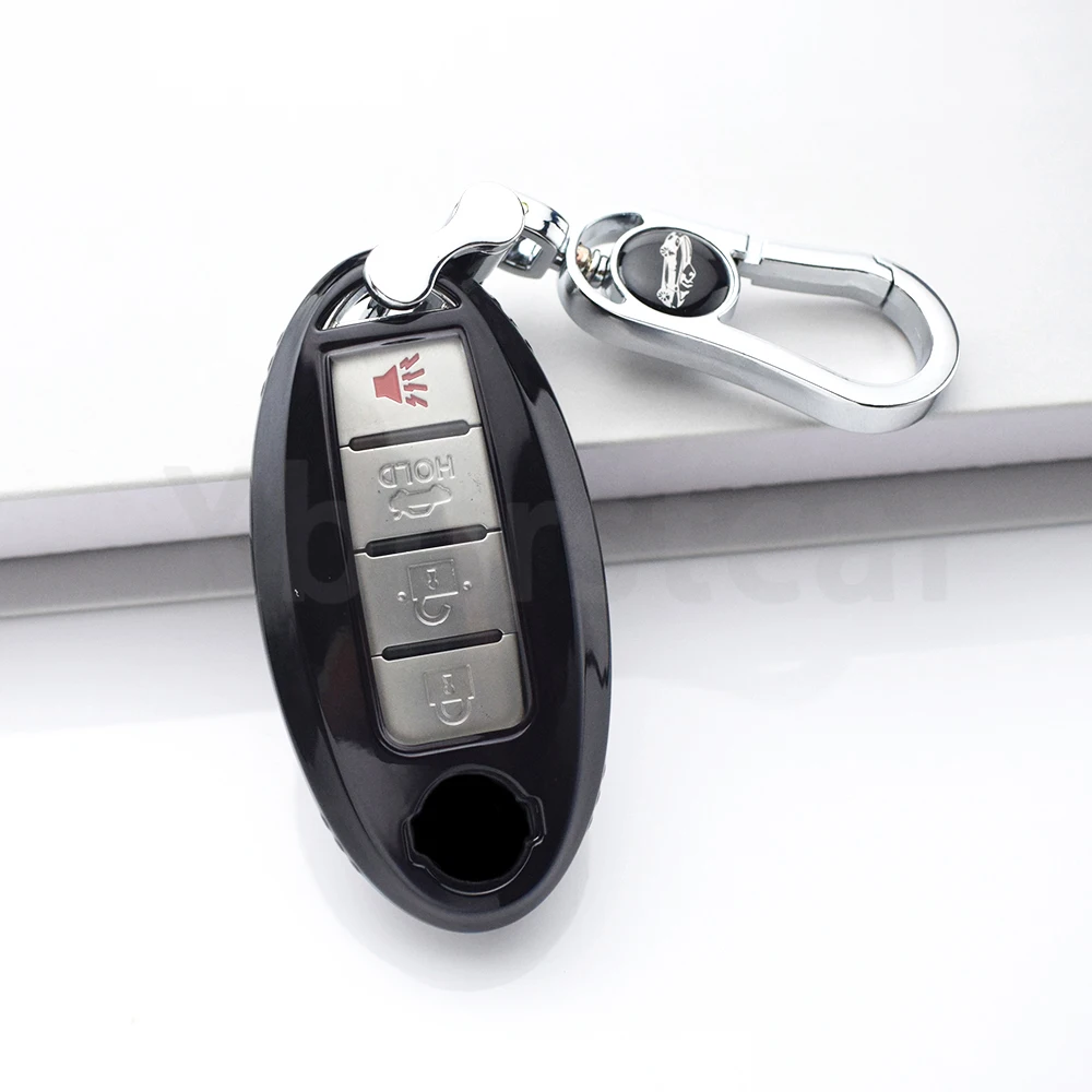 

Мягкий чехол для автомобильного ключа из ТПУ для Nissan X Trail T32 Rogue Patrol Murano Htrail Maxima, держатель для брелока с дистанционным управлением без ключа