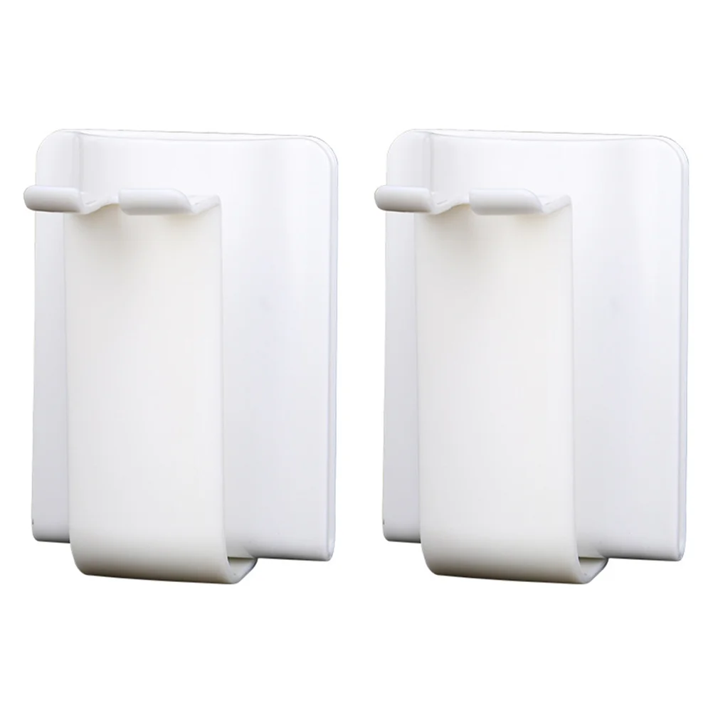 

2pcs Household Toothbrush Holder Bathroom Adhesive Toothpaste Tooth Mug Storage Rack