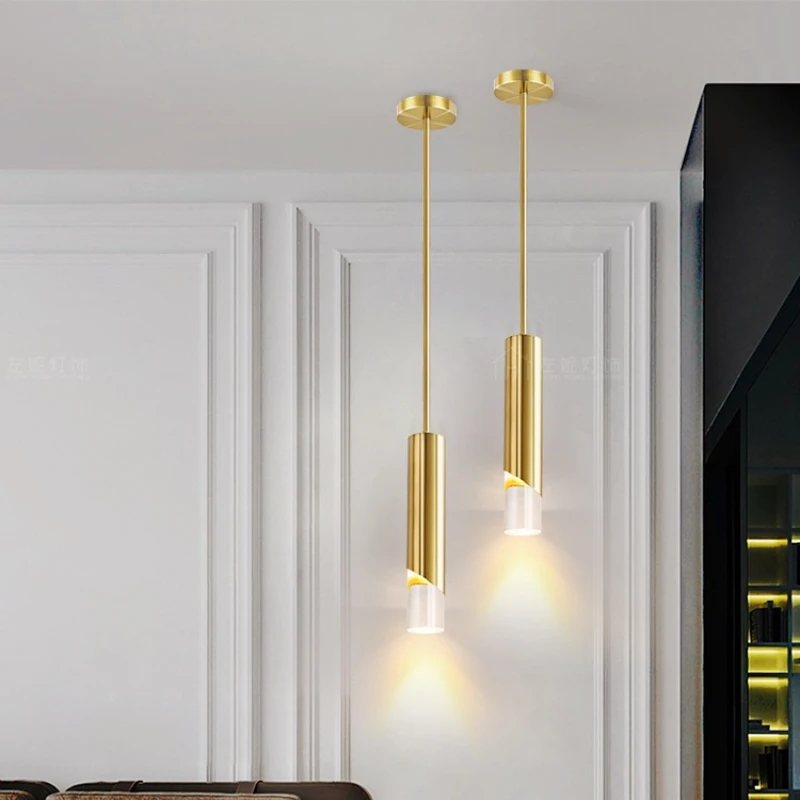 Светодиодный подвесной светильник в скандинавском стиле регулируемый домашний