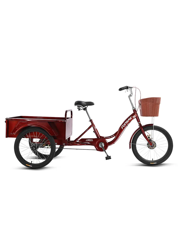 

Ручные трехколесные велосипеды для пожилых людей, педали и аксессуары для транспортировки, чтобы забрать детские товары