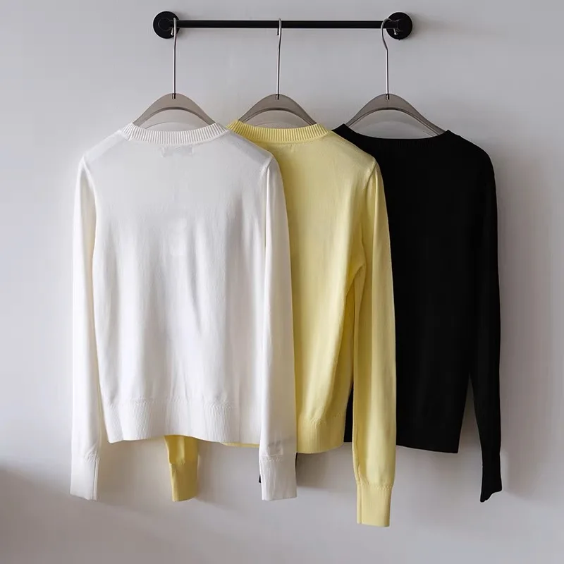 Autumn Winter 2022 new golf ladies knit sweater Women's outdoor sports casual soft stretch top warm sweater women's fashion