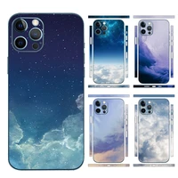 blue sky 3m flim for iphone 13 12 11 pro xs max x xr back screen protector film cover wrap cloud durable sticker