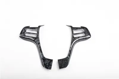 Чехол на руль автомобиля из АБС-пластика для Mazda 6 2009-2015, аксессуары для интерьера автомобиля, молдинги для автостайлинга, 2 шт.