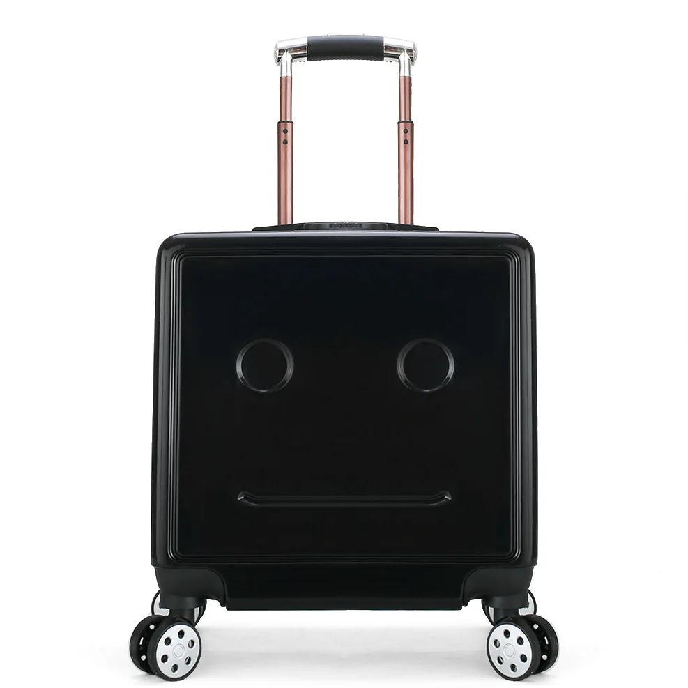 Cute Children'S Trolley Cartoon Luggage 3d Paper Shell Man 18 Inch Suitcase Lightweight Comfortable Password Lock Box