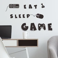 erose english game player handle boys room decorative mural paste internet cafe bedroom wall decoration wallpaper self adhesive