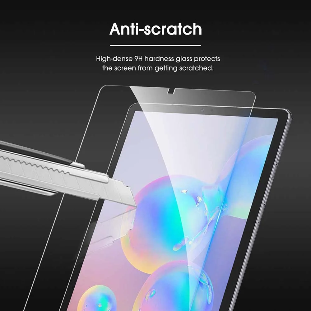 2pcs tempered glass for samsung galaxy tab a 10 1 2019 sm t510 t515 tablet screen protector sm t515 bubble free protective film free global shipping