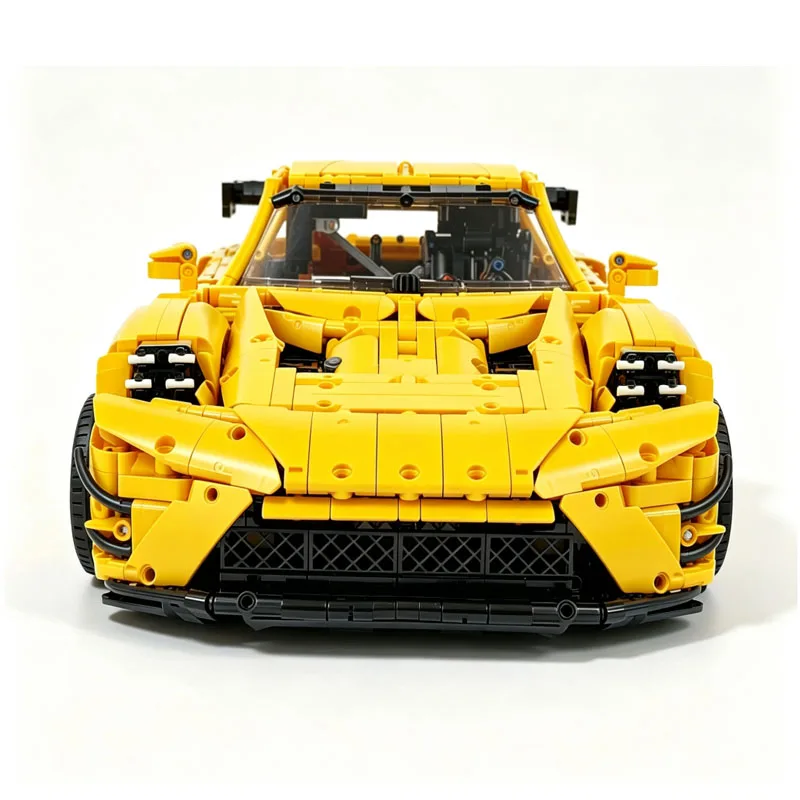 Фото Новый конструктор MOC-182607: Суперкар 992GT3R, масштаб 1:8, гоночная модель, сборная модель автомобиля, игрушка из строительных блоков, подарок на день рождения №3
