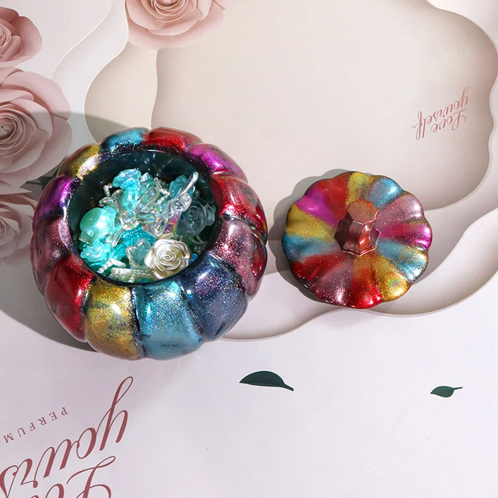 Molde Para Resina Crafts Silicone Halloween Pumpkin Epoxy Candy Jar Scented Silica Gel Molds