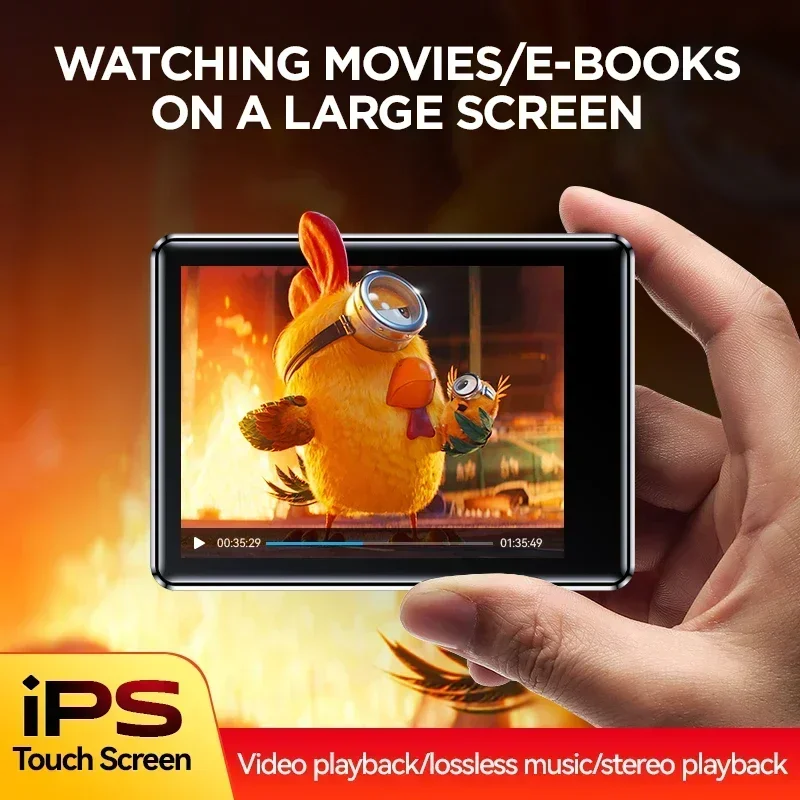 2 4-дюймовый полноэкранный MP3-плеер мини-ультратонкий Bluetooth портативный