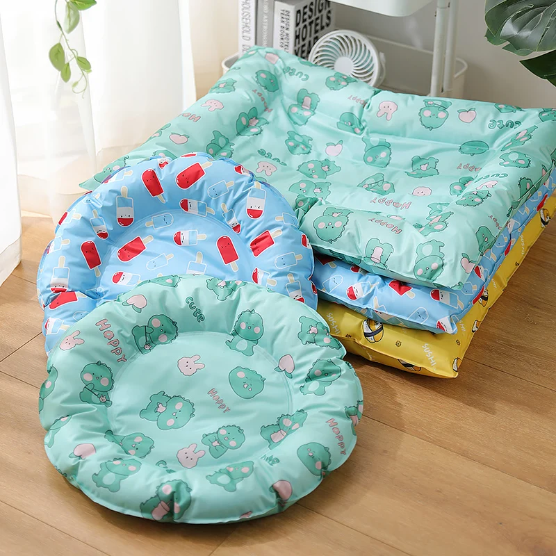 

Pet Ice Nest Summer Dog Nest Cat Nest Summer Cool Nest Bed Small Dogs Ice Pad Cats Cooling Sleeping Mat Cat and Dog Universal