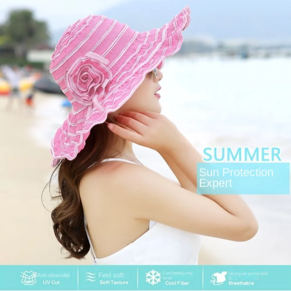 Шляпа складная с широкими полями для защиты от УФ-лучей