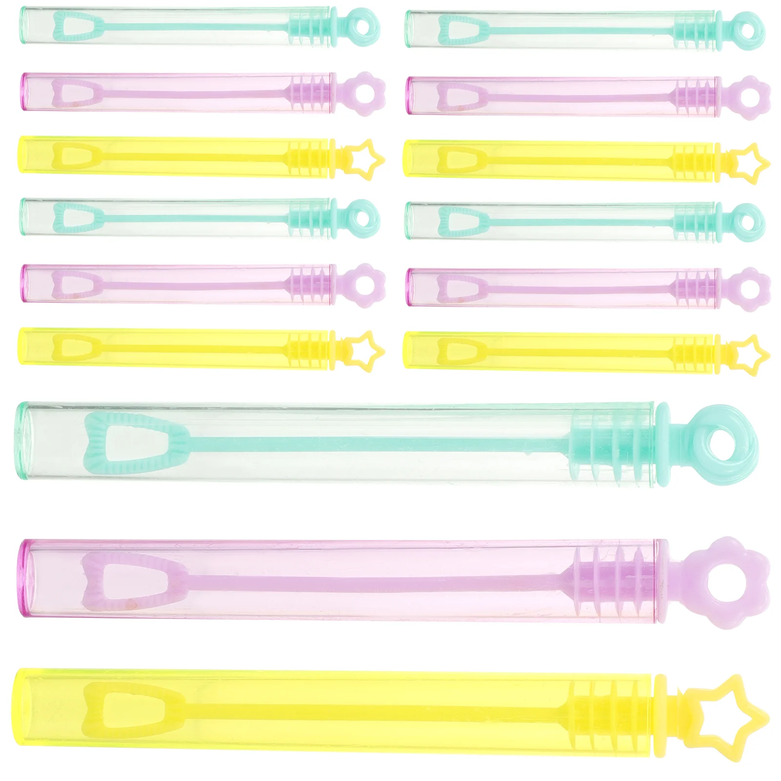 

48pcs Bubble Wand Bubble Blowing Making Tubes Empty Bubble Wands Party Favors