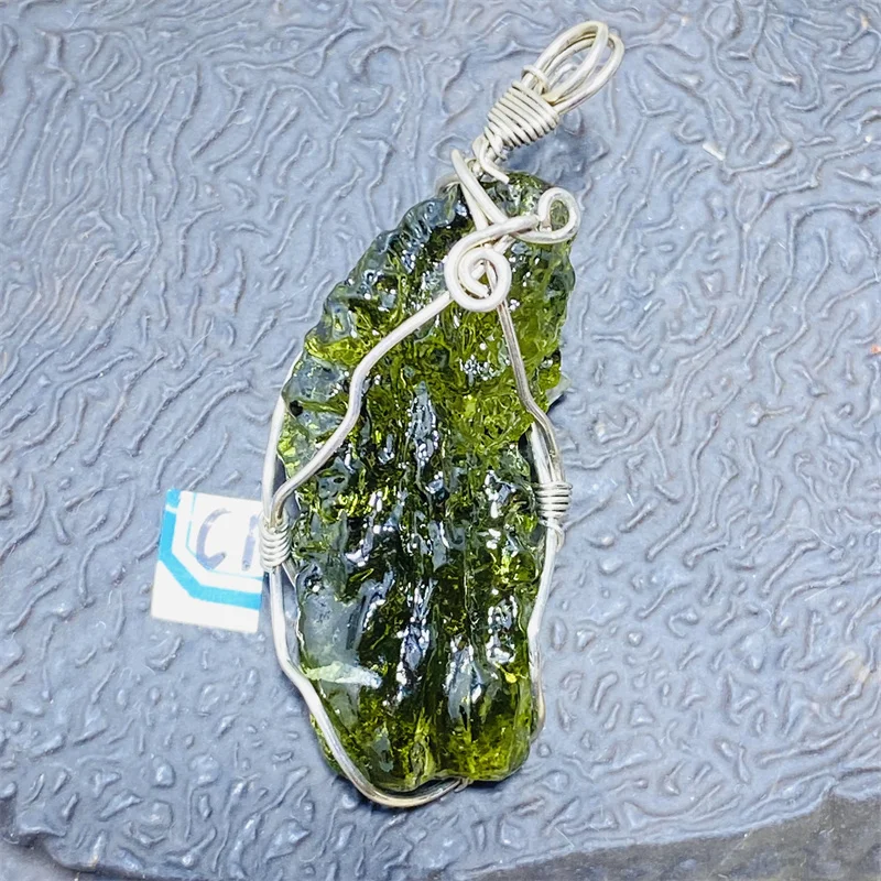 

Czech Meteorite Pendant Diy Energy Chakra Gemstone Reiki Healing Home Decoration Holiday Gift