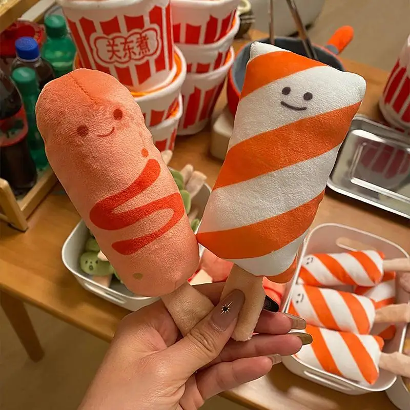 Мягкая еда плюшевая игрушка тематическая с дизайном Oden креативный набор игрушек