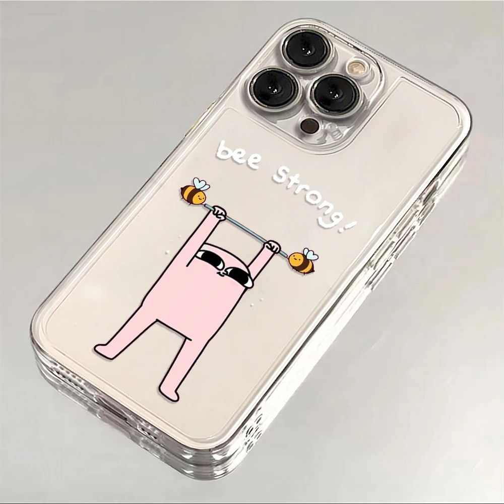 Фото Чехол INS KetnipzS Small Pink Bean для Xiaomi Redmi Note A7 15 15C 14 13 12 12S 12C 11 10 13C 10s A3 Pro Plus 4G 5G №3