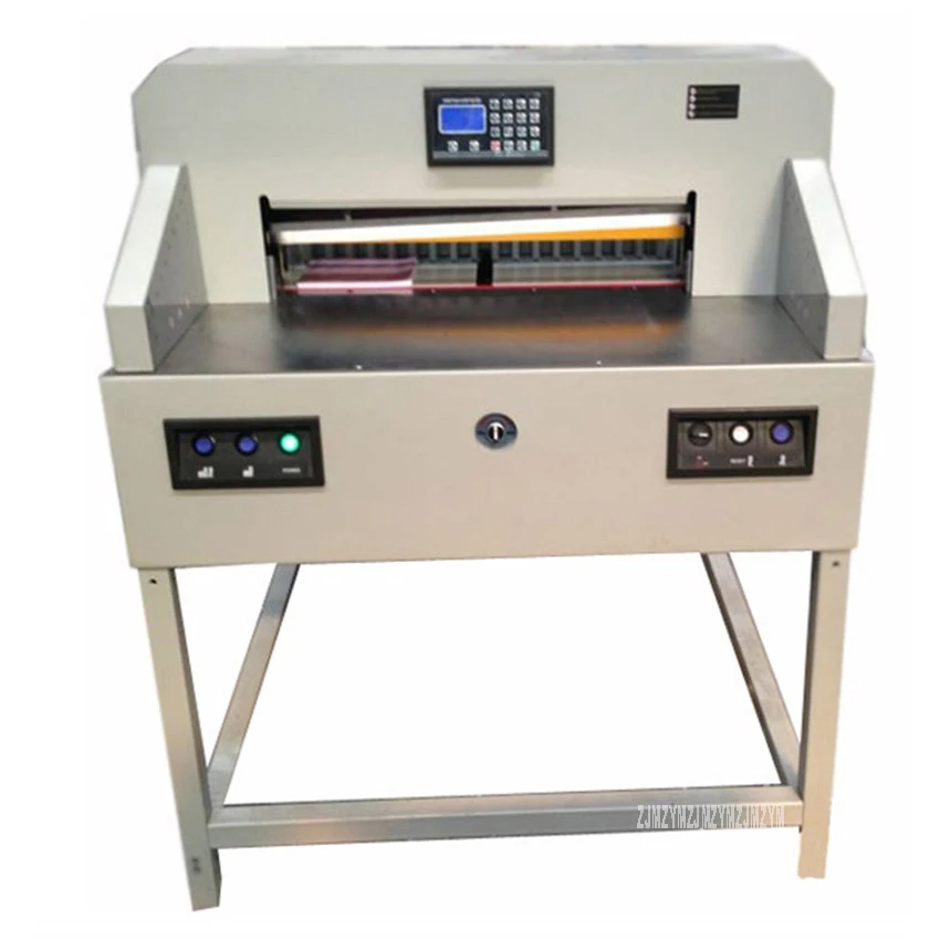 

7208H 1.5kw High Power Automatic Electric Paper Cutting Machine Paper Trimmer Cutter Program Control Cutting Device LCD Display