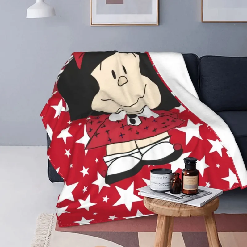 

Kawaii mafalda 3d Мультфильм Одеяло мягкий принт фланелевый теплый флис аниме плед автомобиль кровать одеяла диван одеяла