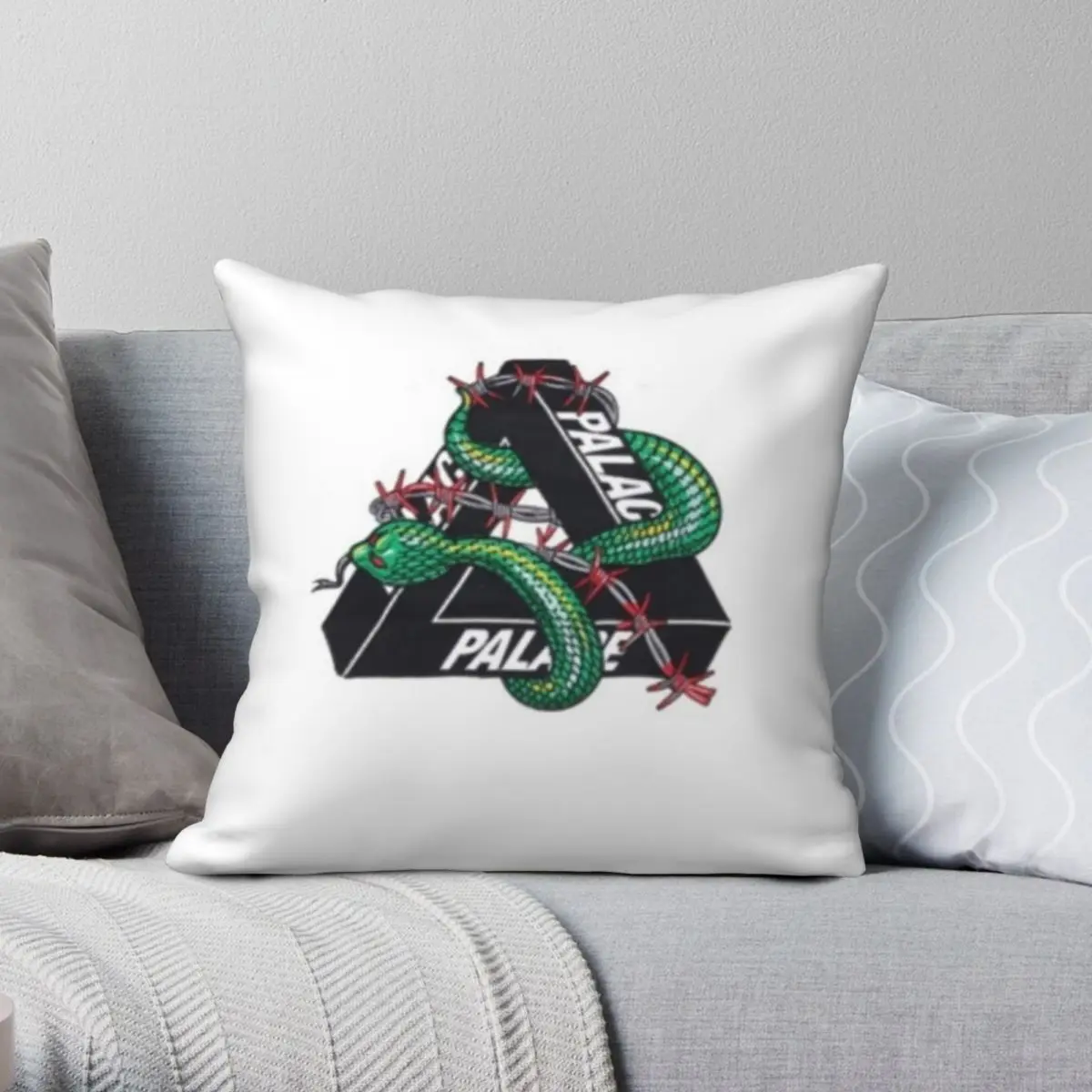 

Palace Pillowcase Polyester Linen Velvet Printed Zip Decor Pillow Case Sofa Cushion Cover 45x45