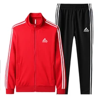 mens sets two piece set tracksuit casual zipper jacke pants harajuku sport suits spring and autumn tracksuit brand sportswear