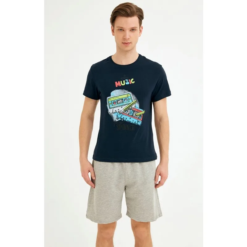 

Music Printed Tshirt Summer T-Shirt Anime Manga Large Size T Shirt