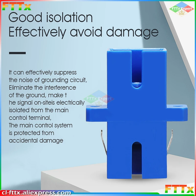 50-400Pcs SC Fiber Optic Connector Adapter SC / UPC SM Flange Singlemode Simplex SC-SC APC Coupler Wholesale to Brazil