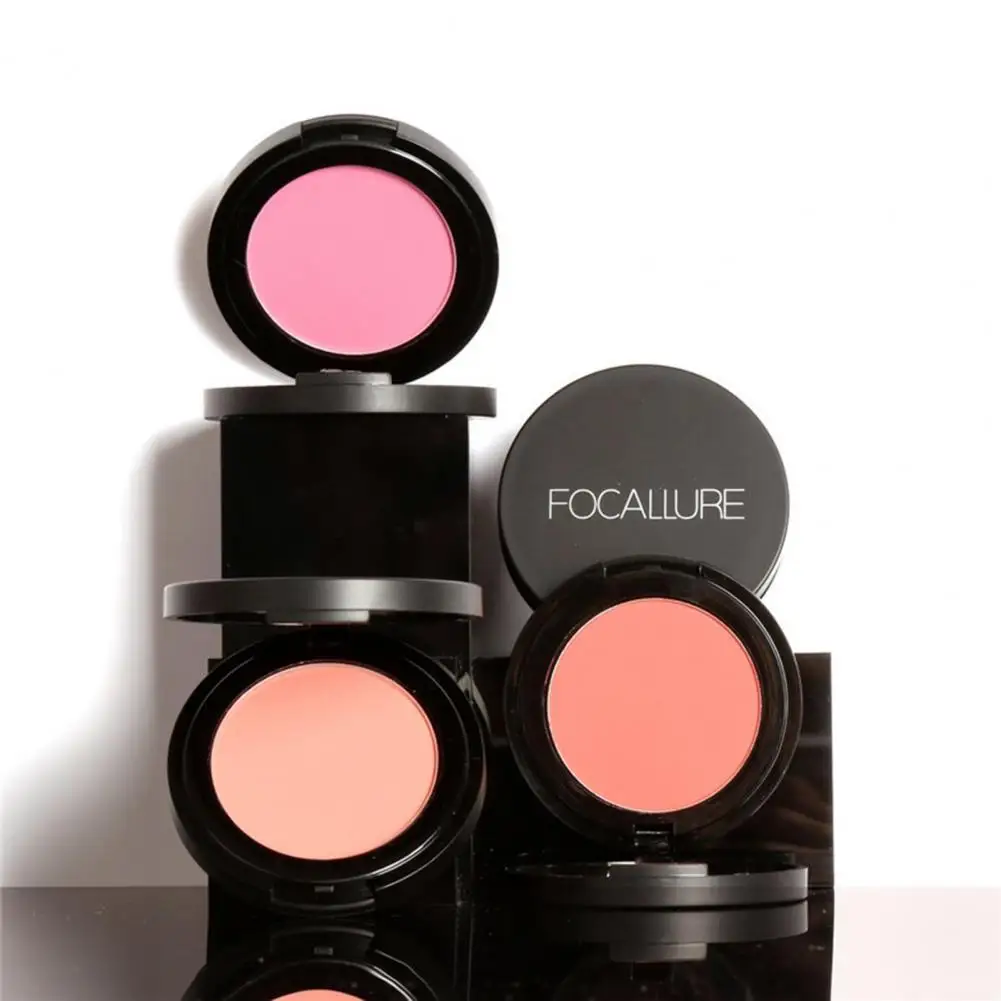

Blush Palette Skinny Brighten Skin Color Mini Colors Face Mineral Pigment Blusher for Female