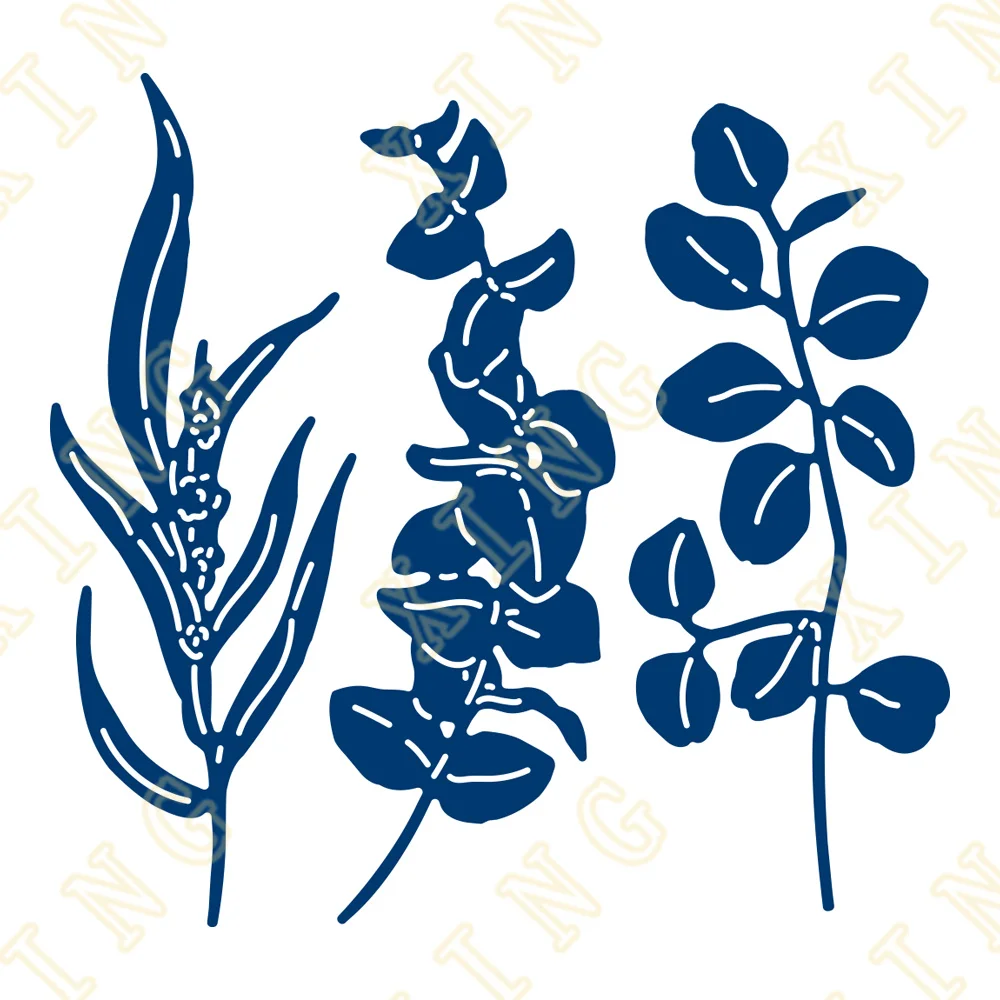 

Leaf Leaving a Trail Metal Craft Cutting Dies Diy Scrapbook Paper Diary Decoration Card Handmade Embossing New Product for 2022