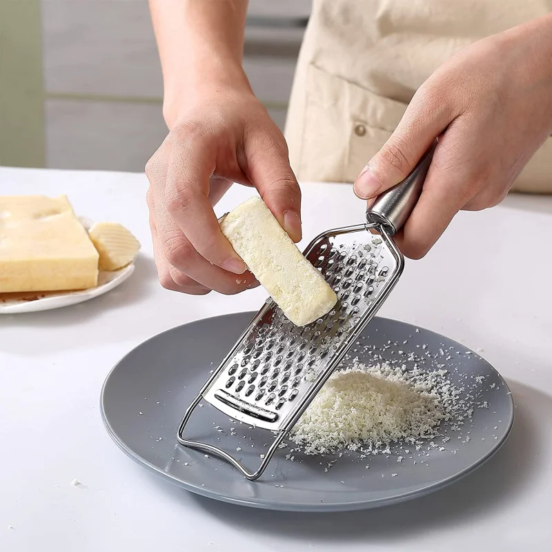 

Stainless Steel Handheld Cheese Grater Multi-Purpose Kitchen Food Graters For Cheese Chocolate Butter Fruit Vegetable