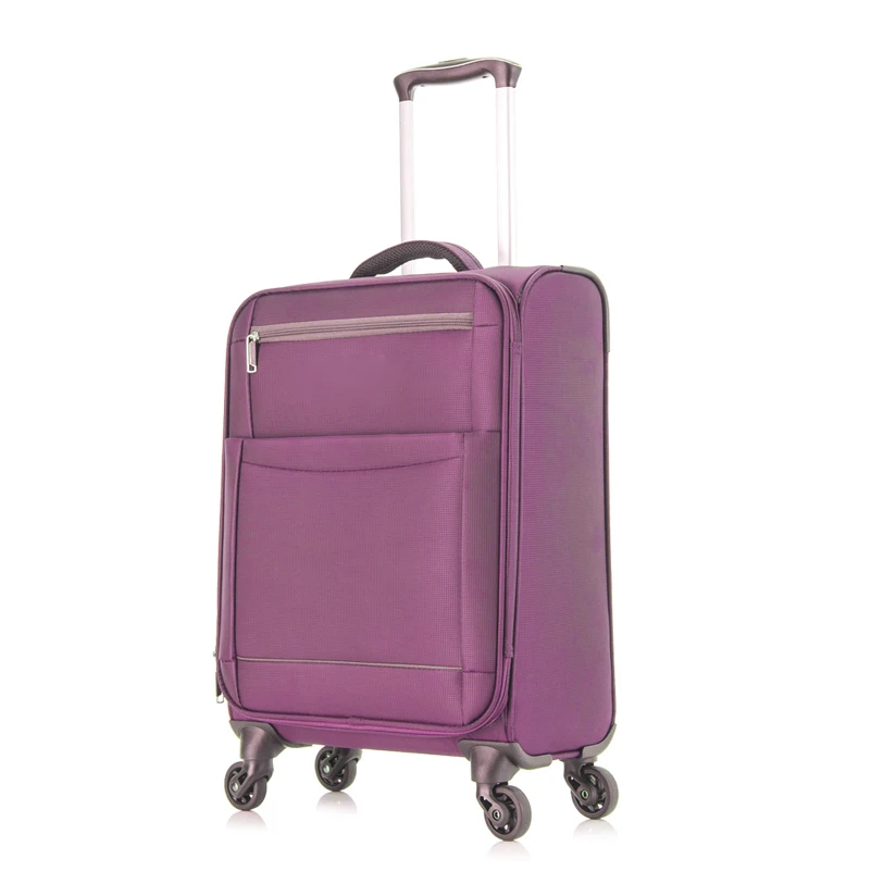 

Factory Price Travel Trolley Bag Suitcase soft Lightweight Carry On Luggage