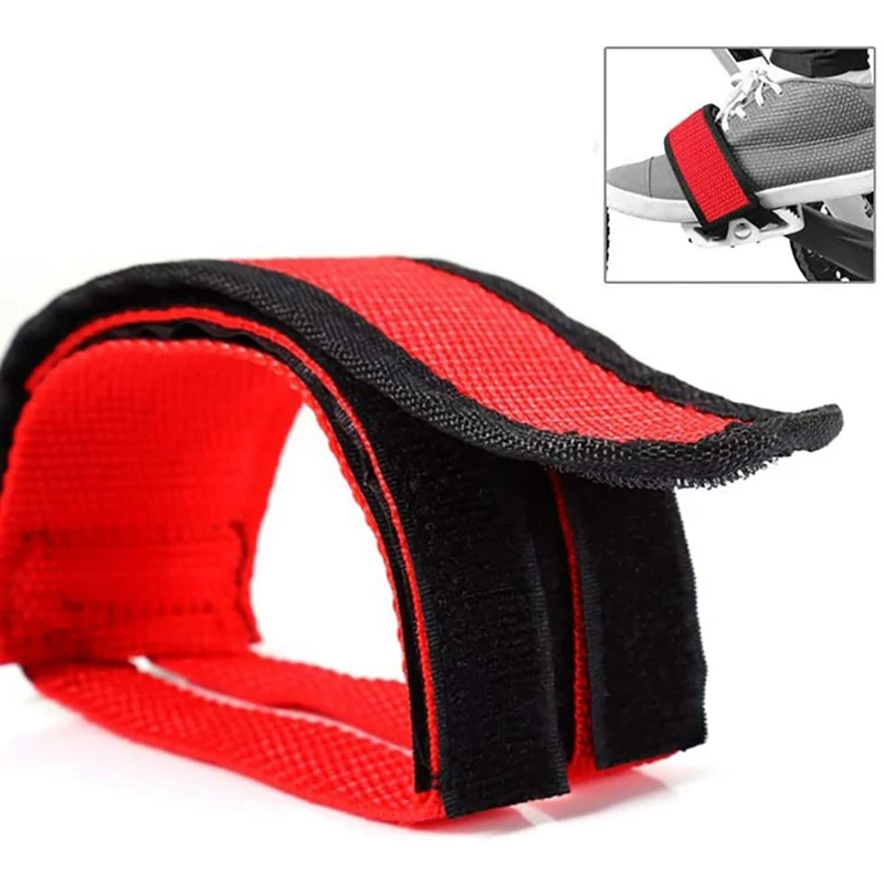 2 шт. ремни для велосипедных педалей набор зажимов пальцев ног универсального