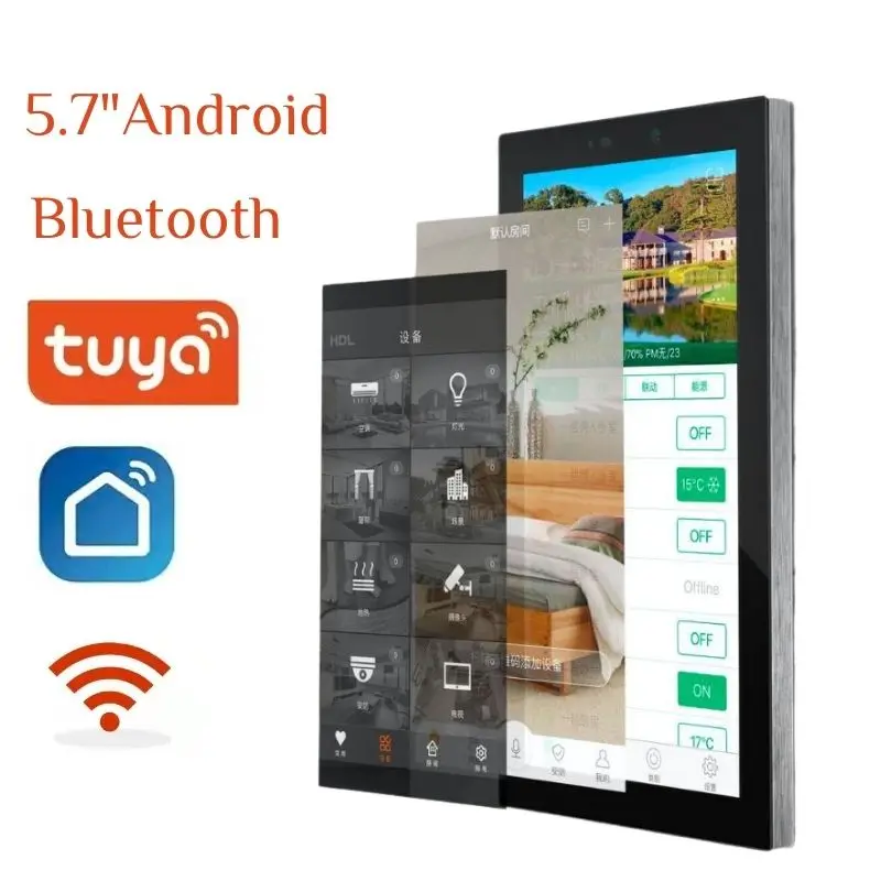 

Tuya Switch,Smart Home control 5.7" inch Touch Panel, Android,Changeover switch,connected house