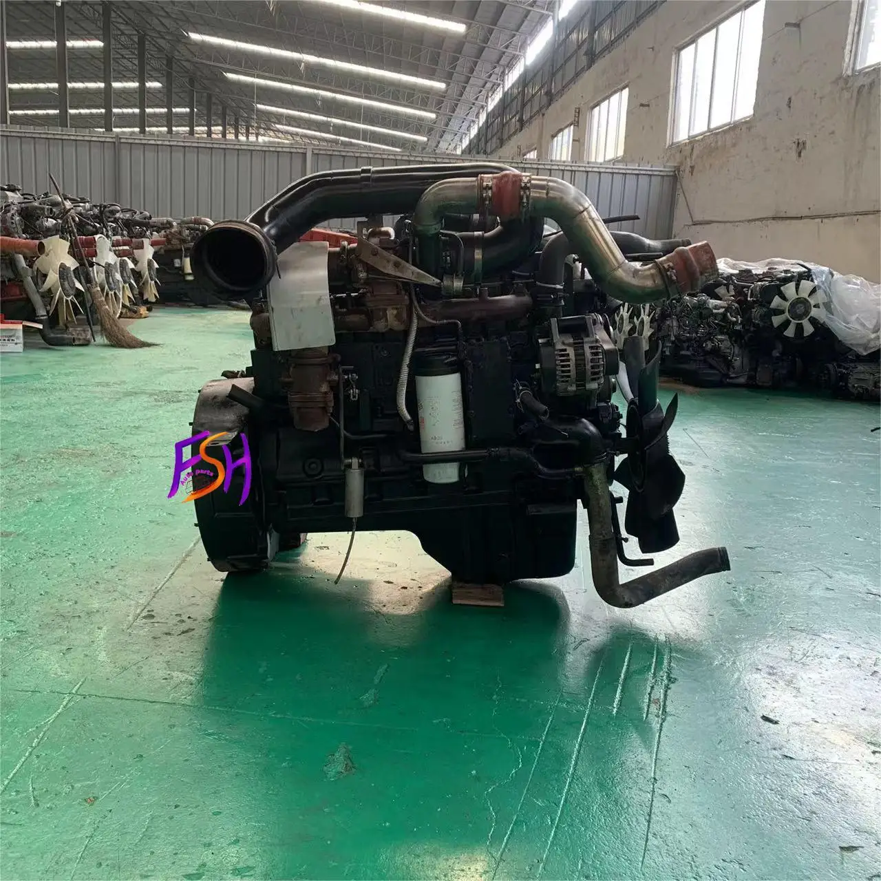 Полный Cum Mins 6CT Б/у дизельный двигатель 6-цилиндровый топливный прямой впрыск