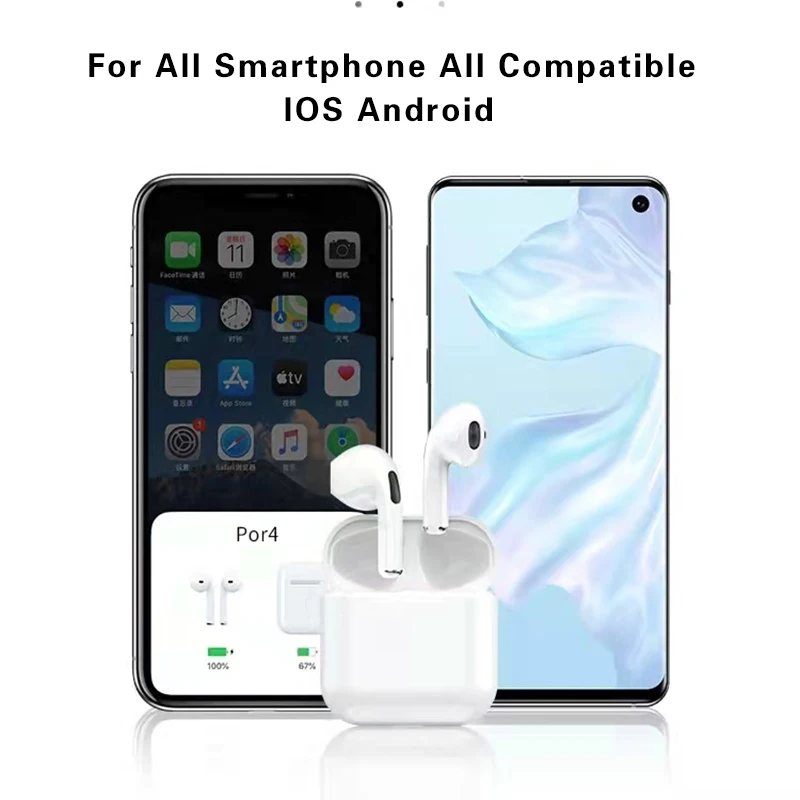 Kup Oryginalny Air Pro 4 TWS Bezprzewodowe Słuchawki Bluetooth 5.0 Słuchawki Earpod Słuchawki Douszne Wodoodporny Mikrofon Dla Xiaomi IPhone Tanie Oryginalny Air Pro 4 TWS Bezprzewodowe Słuchawki Bluetooth 5.0 Słuchawki Earpod Słuchawki Douszne Wodoodporny Mikrofon Dla Xiaomi IPhone