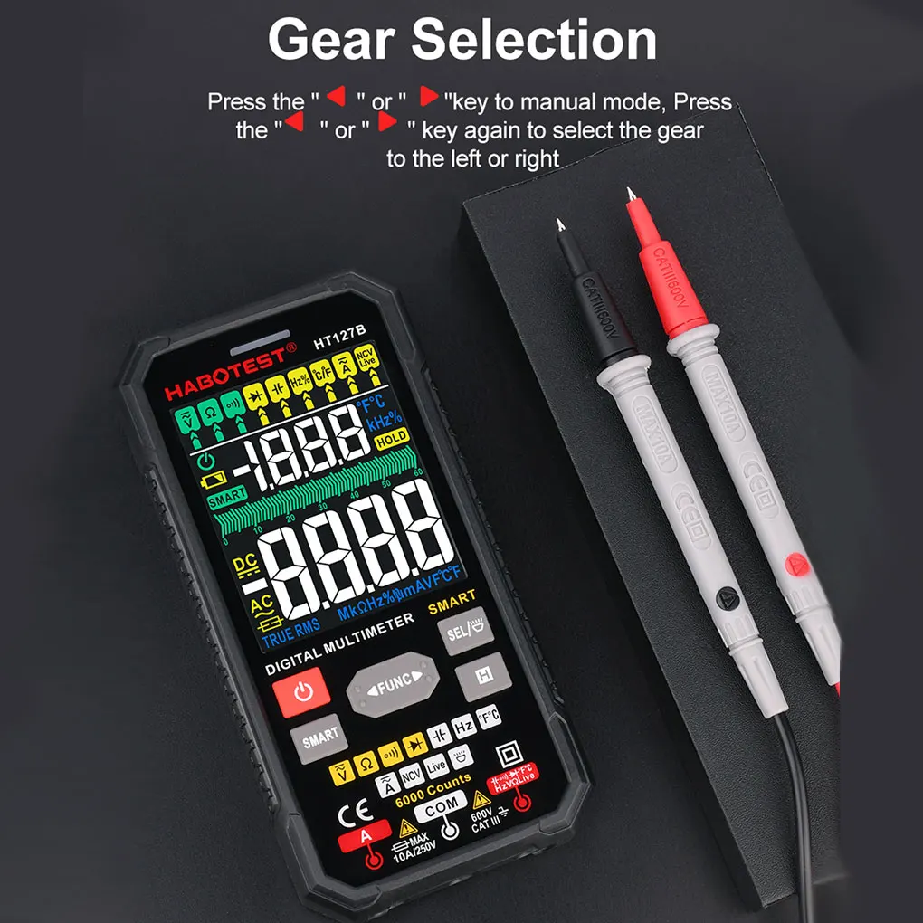 

Digital Multimeter AC Voltage Amperometric Tool Meter Tester Accessory