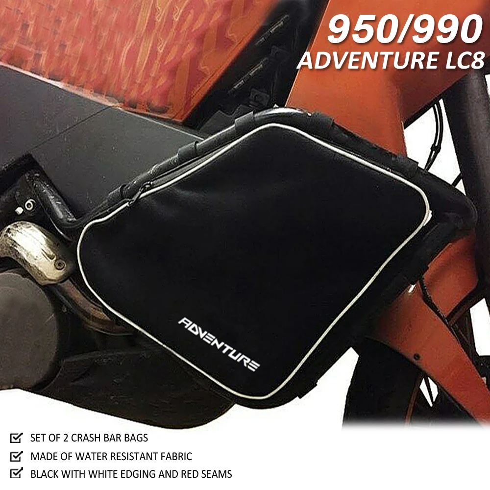 

NEW Motorcycle Frame Waterproof Bumper Repair Tool Placement Bags For 990/950 LC8 ADVENTURE Crash Bars Bag Toolbags