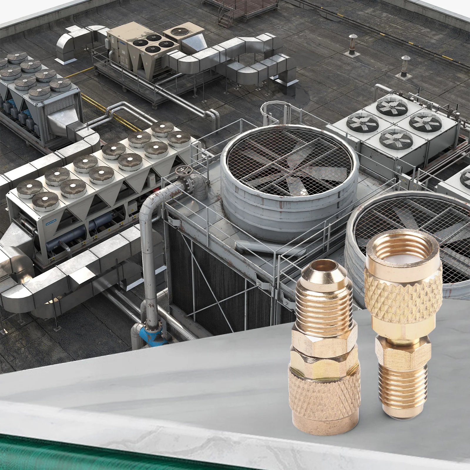Высококачественный адаптер R410a 5/16 SAE F быстроразъемные соединители к 1/4 M Flare до