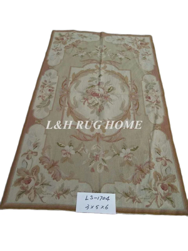 

Free shipping 3'X5' needlepoint rugs 100% New Zealand wool handmade rugs for home decoration
