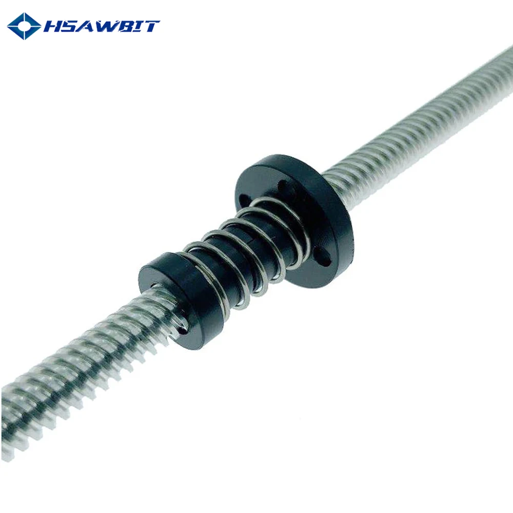 

Противоударные гайки для 3D-принтера T8 POM для свинца 2 мм, 4 мм, 8 мм, резьбовой стержень Acme, избавляющий от зазора, пружины, DIY, аксессуары с ЧПУ