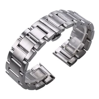 solid 316l stainless steel watchbands silver 18mm 20mm 21mm 22mm 23mm 24mm metal watch band strap wrist watches bracelet